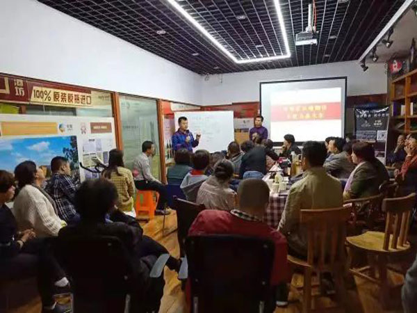 企叮咚助力舜森?凱國紅酒體驗館實(shí)拍圖